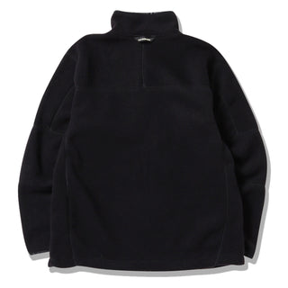 And Wander Wool Fleece Pullover Black And Wander