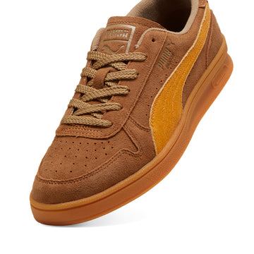 Puma Indoor R-Suede Trainers Chocolate Chip / Sport Yellow