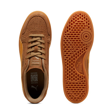 Puma Indoor R-Suede Trainers Chocolate Chip / Sport Yellow