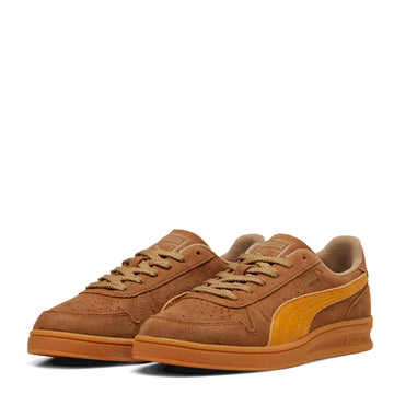 Puma Indoor R-Suede Trainers Chocolate Chip / Sport Yellow