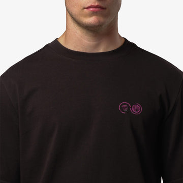 Purple Mountain Observatory Ascend S/S Tee Black - Parasol Store