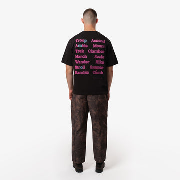 Purple Mountain Observatory Ascend S/S Tee Black - Parasol Store