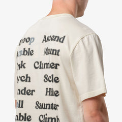 Purple Mountain Observatory Ascend S/S Tee Star White - Parasol Store