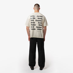 Purple Mountain Observatory Ascend S/S Tee Star White - Parasol Store