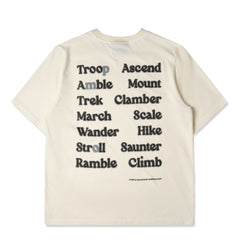 Purple Mountain Observatory Ascend S/S Tee Star White - Parasol Store
