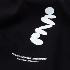 Purple Mountain Observatory Boulders S/S Tee Black - Parasol Store