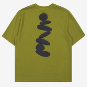 Purple Mountain Observatory Boulders S/S Tee Olive - Parasol Store