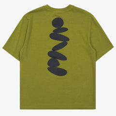 Purple Mountain Observatory Boulders S/S Tee Olive - Parasol Store
