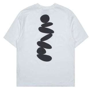 Purple Mountain Observatory Boulders S/S Tee White - Parasol Store