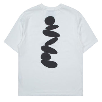 Purple Mountain Observatory Boulders S/S Tee White - Parasol Store