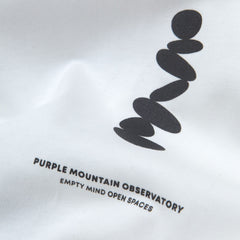 Purple Mountain Observatory Boulders S/S Tee White - Parasol Store