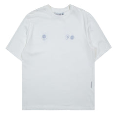 Purple Mountain Observatory Boulders S/S Tee White - Parasol Store