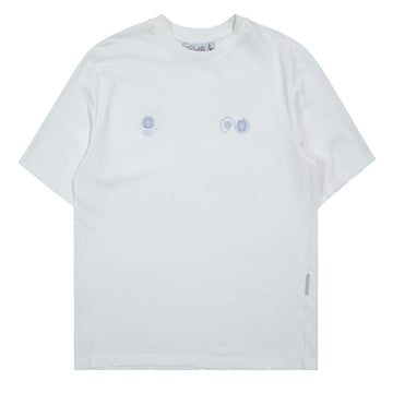 Purple Mountain Observatory Boulders S/S Tee White - Parasol Store