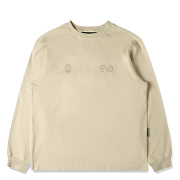 Purple Mountain Observatory Globe L/S Tee Cream