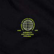 Purple Mountain Observatory Globe Logo L/S Tee Black - Parasol Store