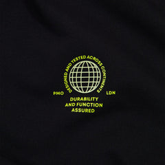 Purple Mountain Observatory Globe Logo L/S Tee Black - Parasol Store