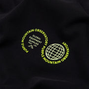 Purple Mountain Observatory Globe Logo L/S Tee Black - Parasol Store