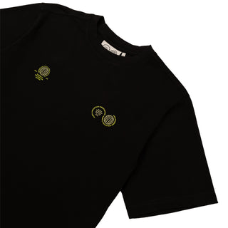 Purple Mountain Observatory Globe S/S Tee Black - Parasol Store