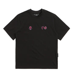 Purple Mountain Observatory Globe S/S Tee Black / Pink Logo