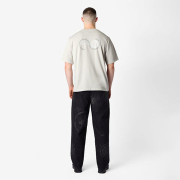 Purple Mountain Observatory Globe SS Tee Grey - Parasol Store