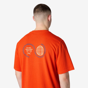Purple Mountain Observatory Globe SS Tee Orange - Parasol Store