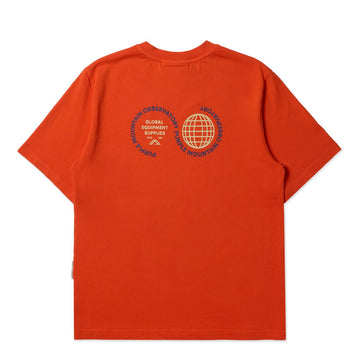 Purple Mountain Observatory Globe SS Tee Orange - Parasol Store