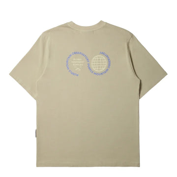 Purple Mountain Observatory Globe S/S Tee Sage / Purple Logo