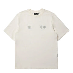 Purple Mountain Observatory Globe S/S Tee White / Green / Blue Logo