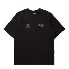 Purple Mountain Observatory Globe S/S Tee Black / White Logo
