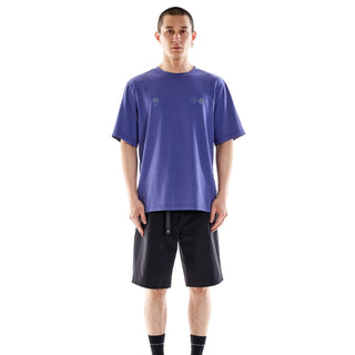 Purple Mountain Observatory Globe S/S Tee Indigo - Parasol Store