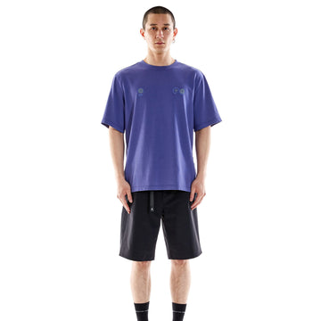 Purple Mountain Observatory Globe S/S Tee Indigo - Parasol Store