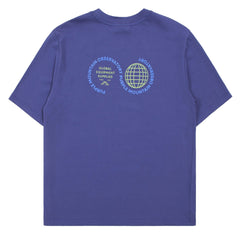 Purple Mountain Observatory Globe S/S Tee Indigo - Parasol Store