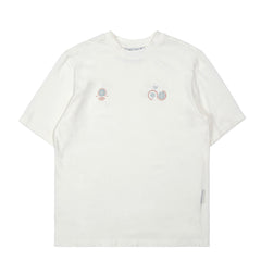 Purple Mountain Observatory Globe Tee White