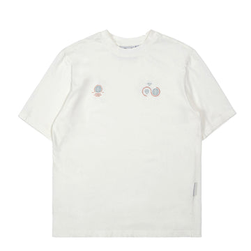 Purple Mountain Observatory Globe Tee White
