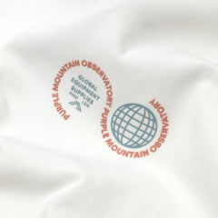 Purple Mountain Observatory Globe Tee White - Parasol Store