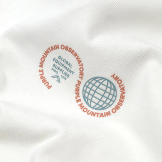 Purple Mountain Observatory Globe Tee White - Parasol Store