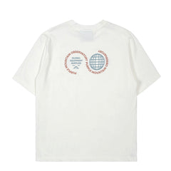 Purple Mountain Observatory Globe Tee White