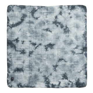 Purple Mountain Observatory Ice Dye Quilted Blanket Grey Tie Dye Purple Mountain Observatory