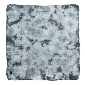 Purple Mountain Observatory Ice Dye Quilted Blanket Grey Tie Dye Purple Mountain Observatory