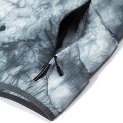 Purple Mountain Observatory Ice Dye Quilted Vest Grey Tie Dye Purple Mountain Observatory