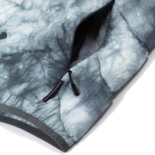 Purple Mountain Observatory Ice Dye Quilted Vest Grey Tie Dye Purple Mountain Observatory