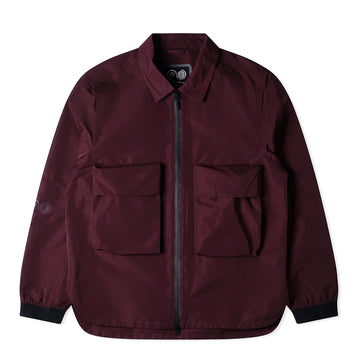 Purple Mountain Observatory L/S Climate Overshirt Jacket Wine