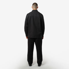 Purple Mountain Observatory L/S Trail Shirt Overshirt Black - Parasol Store