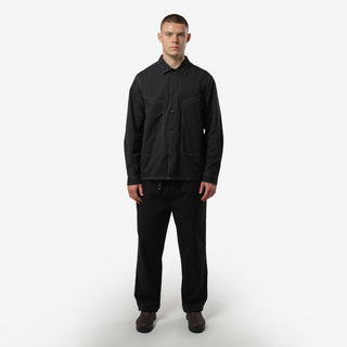 Purple Mountain Observatory L/S Trail Shirt Overshirt Black