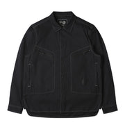 Purple Mountain Observatory L/S Trail Shirt Overshirt Black
