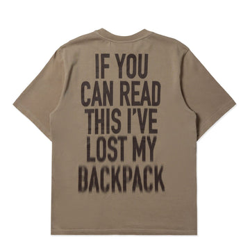 Purple Mountain Observatory Lost My Backpack SS Tee Concrete - Parasol Store