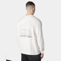 Purple Mountain Observatory Map Projections LS Tee White - Parasol Store