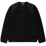 ​Purple Mountain Observatory Micro Fleece Cardigan Black 