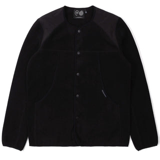 ​Purple Mountain Observatory Micro Fleece Cardigan Black 