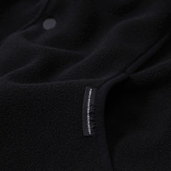 ​Purple Mountain Observatory Micro Fleece Cardigan Black